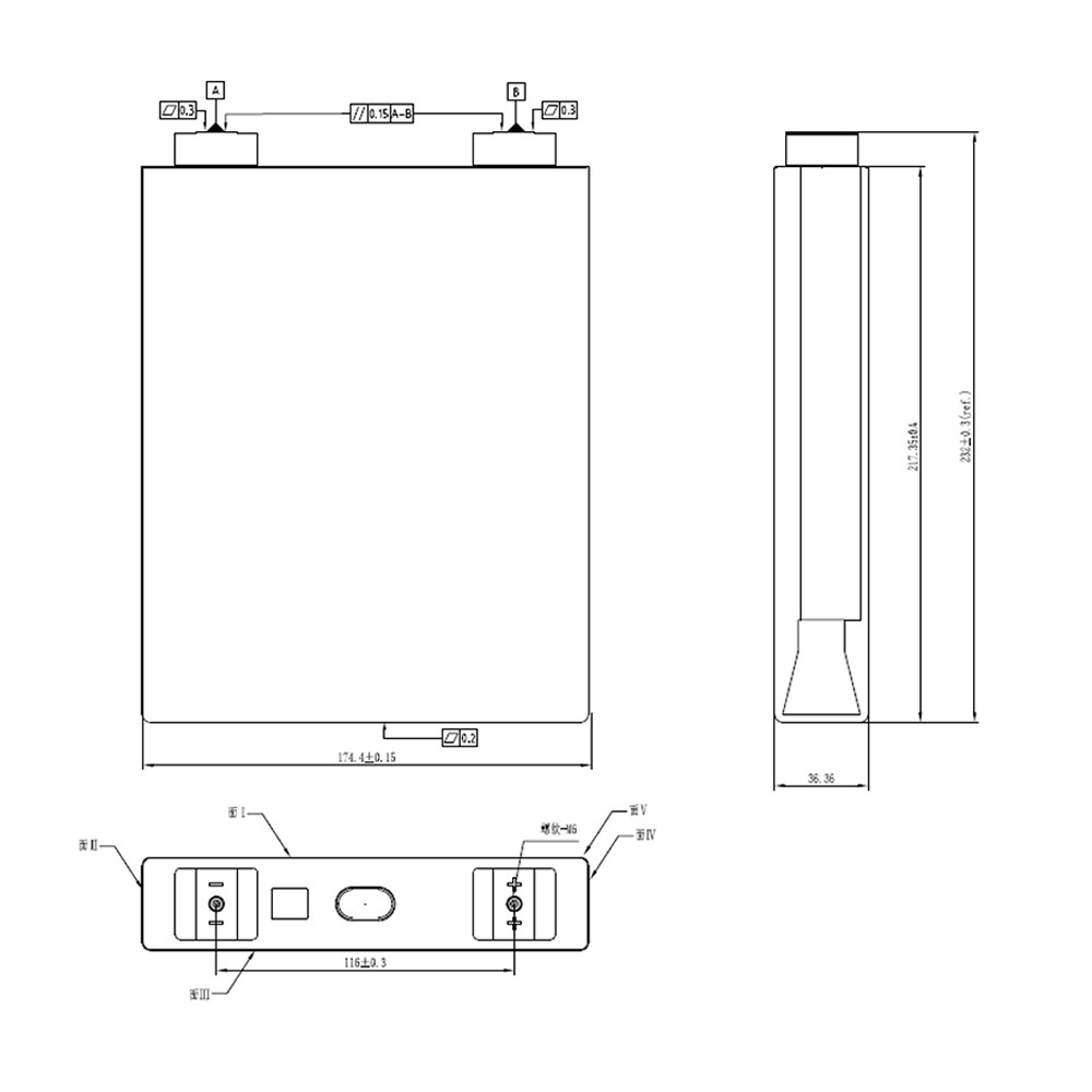 CALB L173F163B 163Ah Battery 