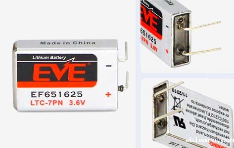 EVE EF702338 LTC - 16PN 3.6V 1600mAh亚硫酰氯锂电池详情