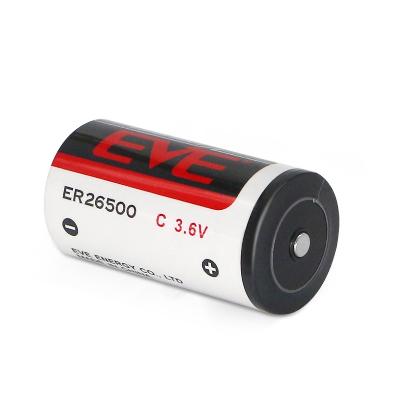 EVE ER26500 3.6V一次锂亚硫酰氯（Li-SOCl₂）8500mAh电池 锂一次电池