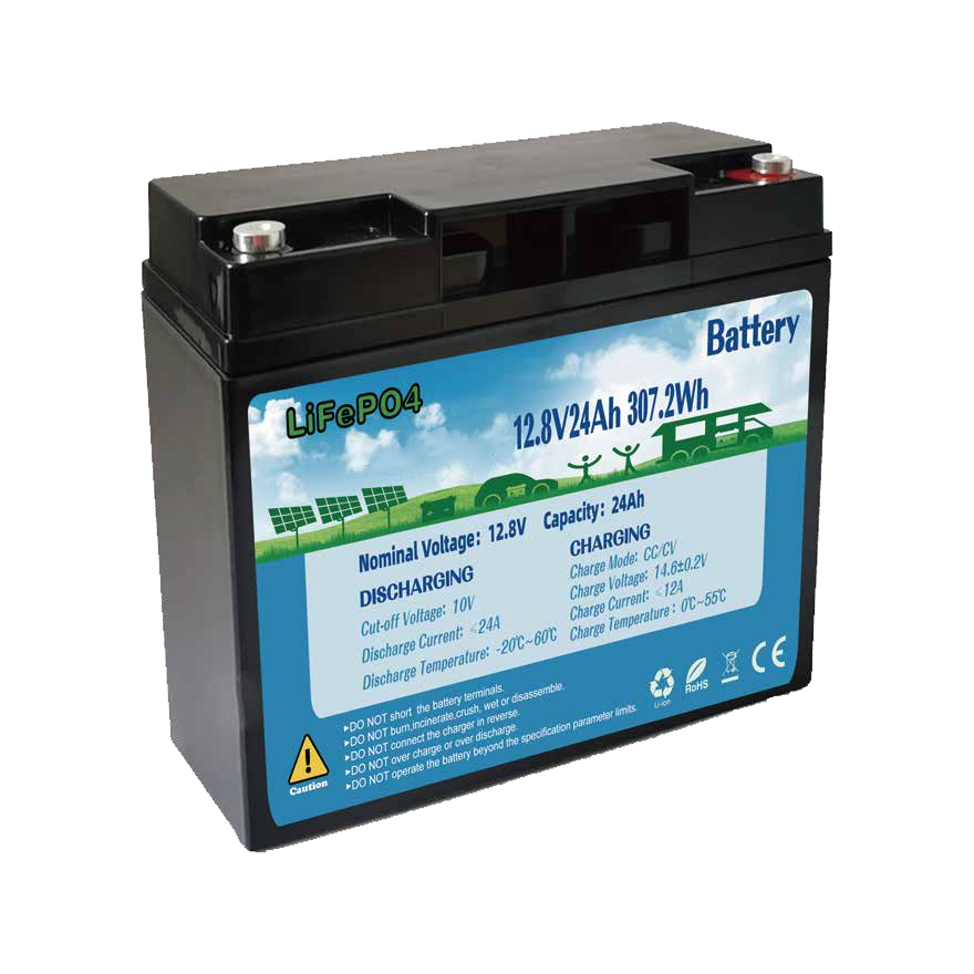 厂家直销12V 24Ah锂电池光伏太阳能储能系统5G通信基站电池